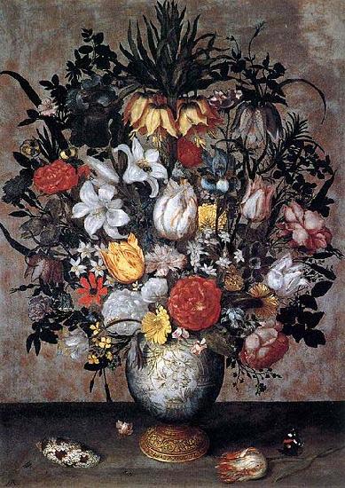 Ambrosius Bosschaert Flowers in a Chinese Vase France oil painting art